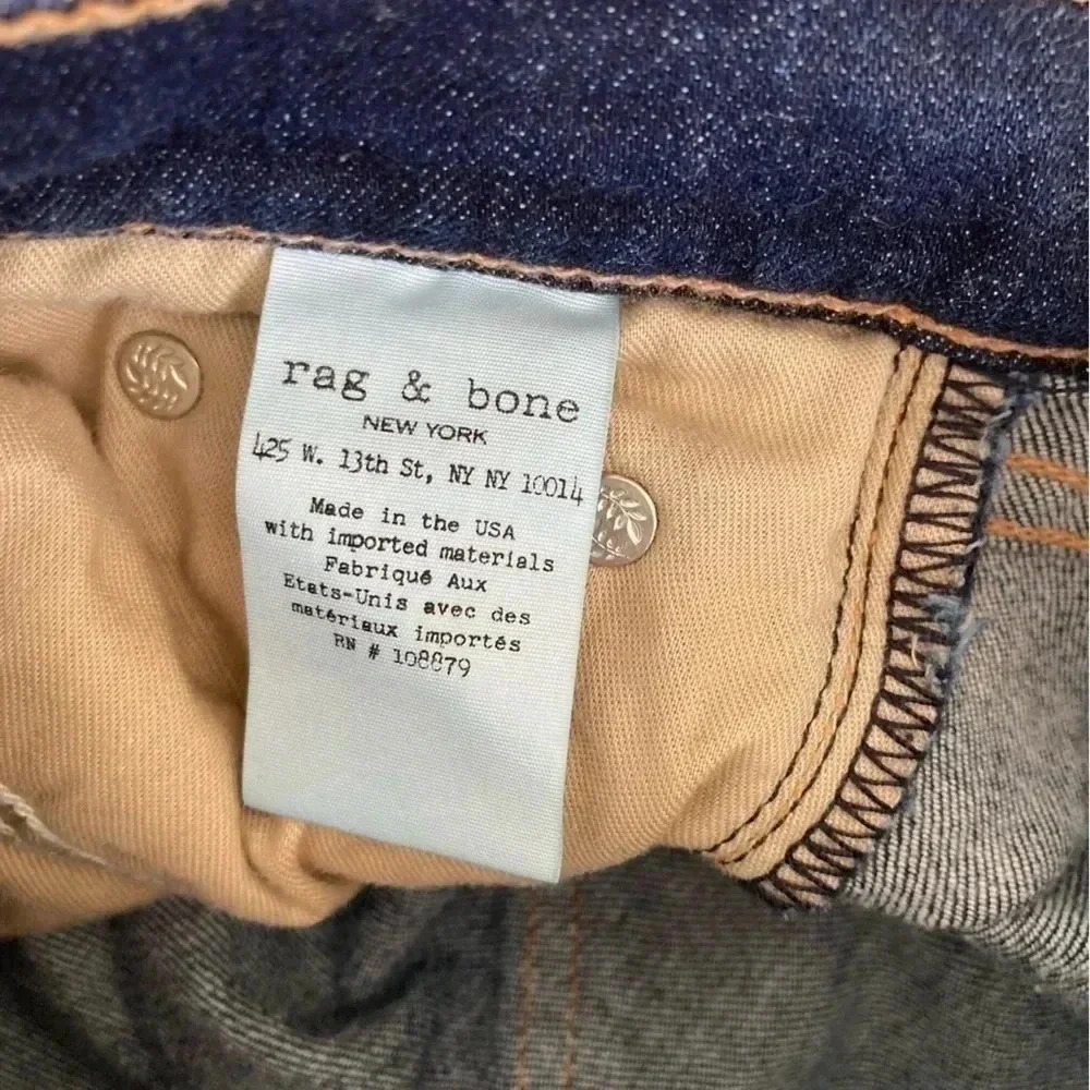 Rag & Bone Kylie Crop Jeans Serrano Size 24 - Picture 4 of 14